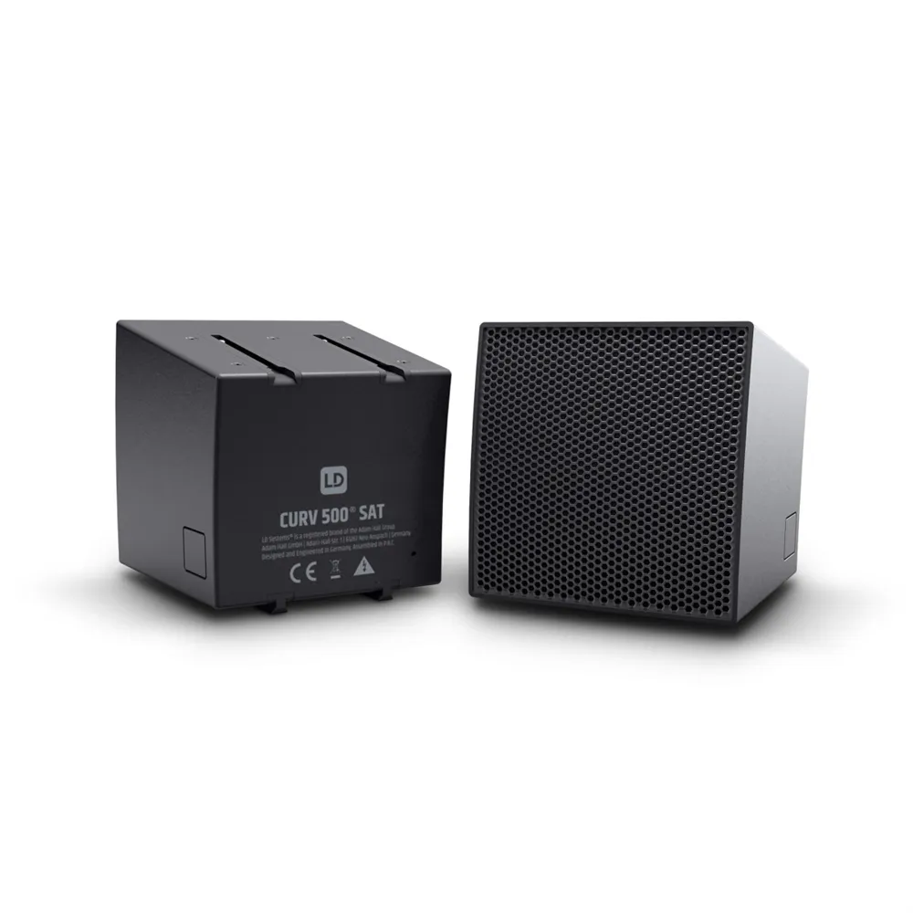 LD Systems CURV 500 ES - Portables Array System Entertainer Set inklusive Distanzstange und Lautsprecherkabel