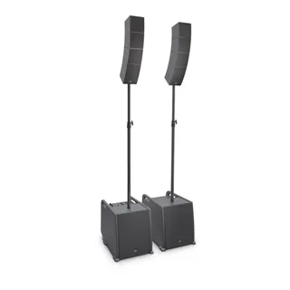 LD Systems CURV 500 PS - Portables Array System Power Set inklusive Distanzstange und Lautsprecherkabel