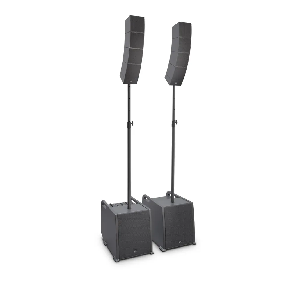LD Systems CURV 500 PS - Portables Array System Power Set inklusive Distanzstange und Lautsprecherkabel