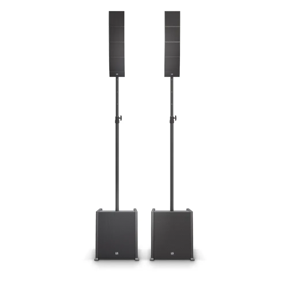 LD Systems CURV 500 PS - Portables Array System Power Set inklusive Distanzstange und Lautsprecherkabel