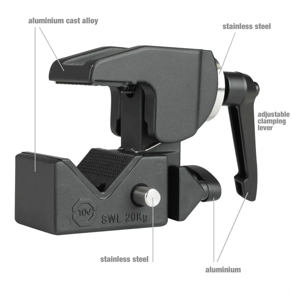 LD Systems CURV 500 TM B - Traversenhalterung für CURV 500 Satelliten, schwarz