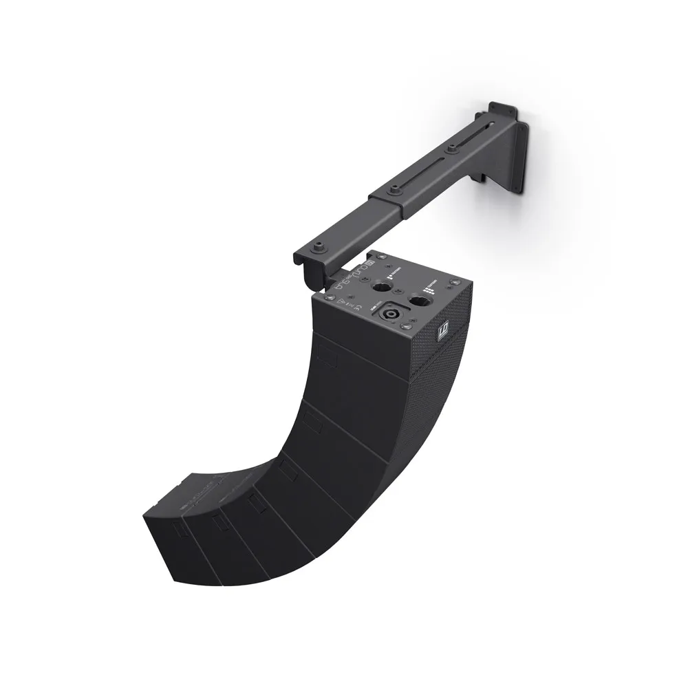 LD Systems CURV 500 WMBL - Neig- und schwenkbare Wandhalterung für maximal 6 CURV 500 Satelliten schwarz