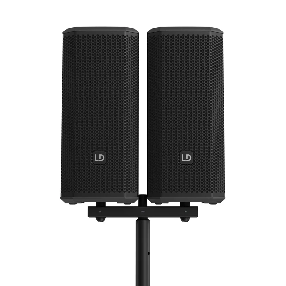 LD Systems DAVE 10 G4X DUAL STAND - Distanzstange mit Gabel für DAVE 10 G4X