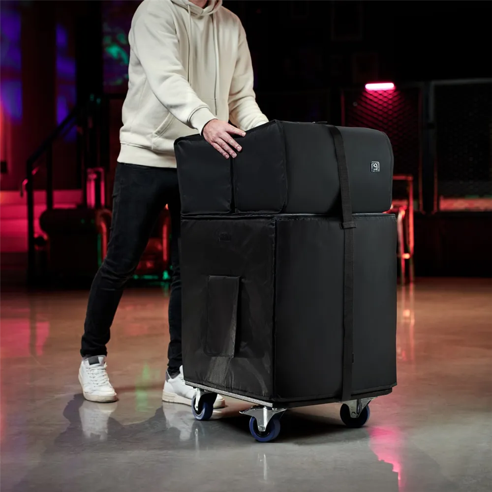 LD Systems DAVE 15 G4X BAG SET - Transport Set aus Rollbrett und Schutzhüllen für DAVE 15 G4X