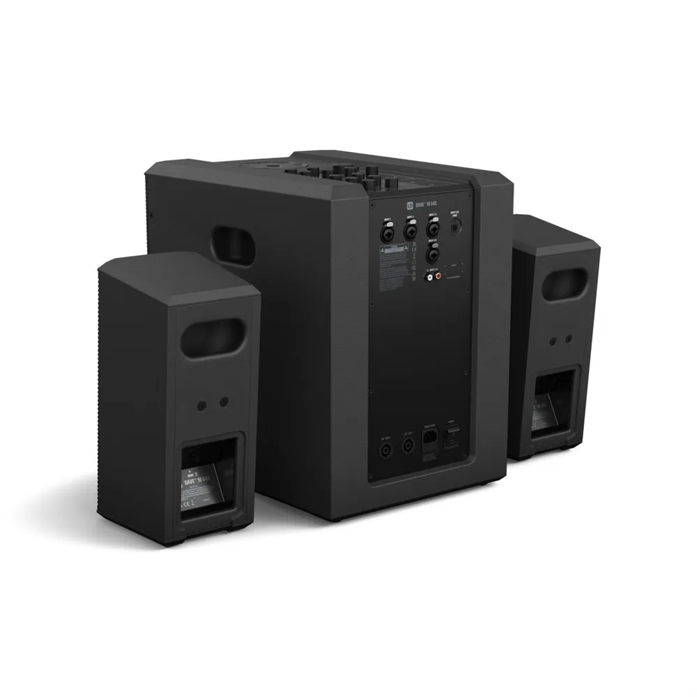 LD Systems DAVE 10 G4X - Kompaktes 2.1 Sound-System aktiv
