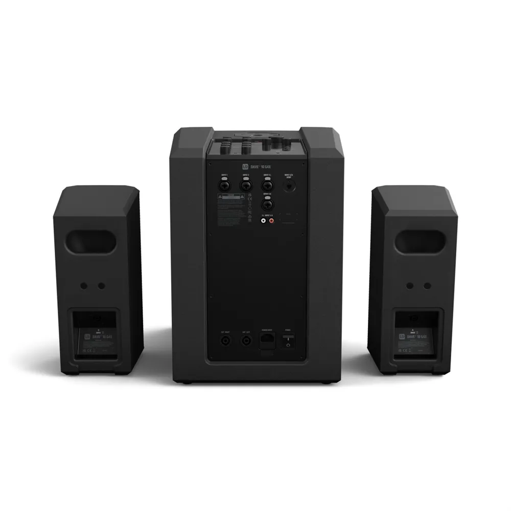LD Systems DAVE 10 G4X - Kompaktes 2.1 Sound-System aktiv