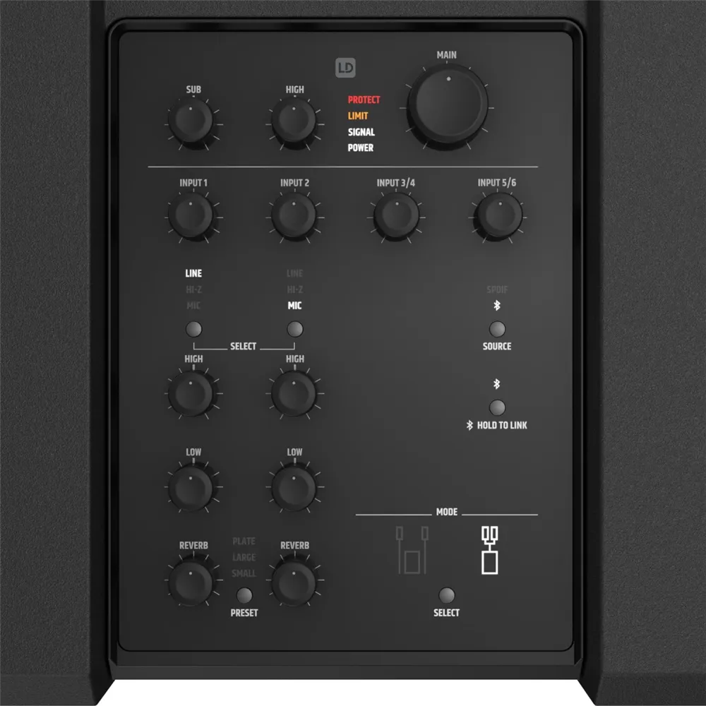LD Systems DAVE 10 G4X - Kompaktes 2.1 Sound-System aktiv