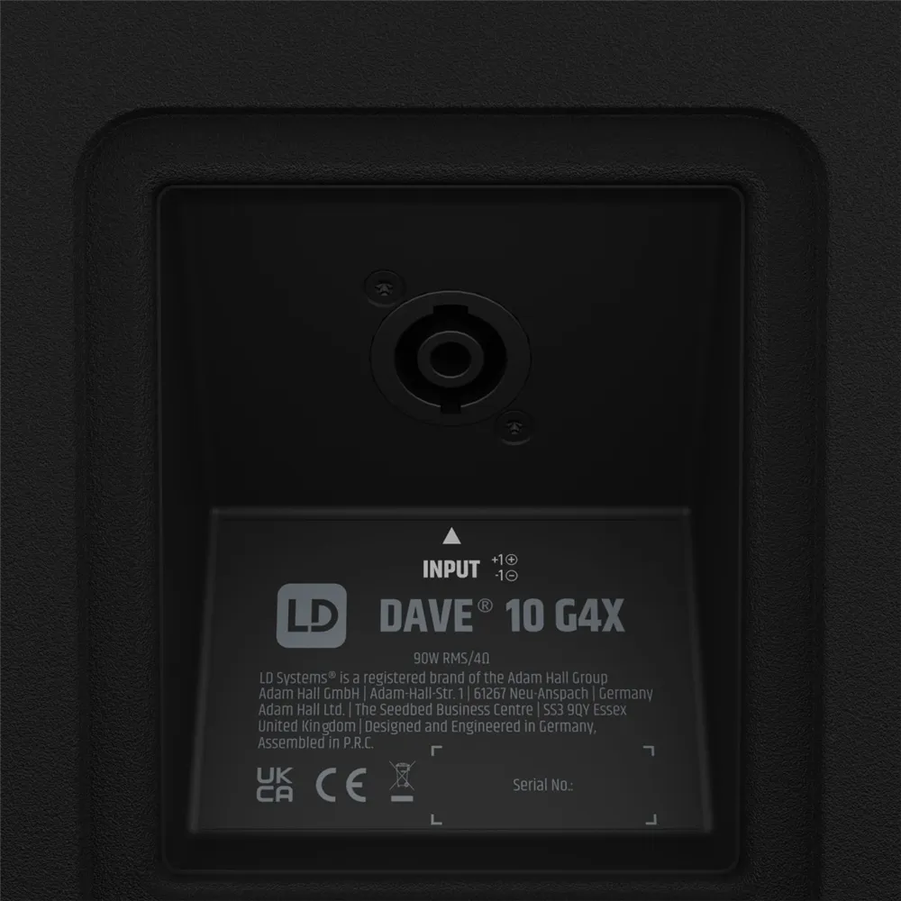 LD Systems DAVE 10 G4X - Kompaktes 2.1 Sound-System aktiv