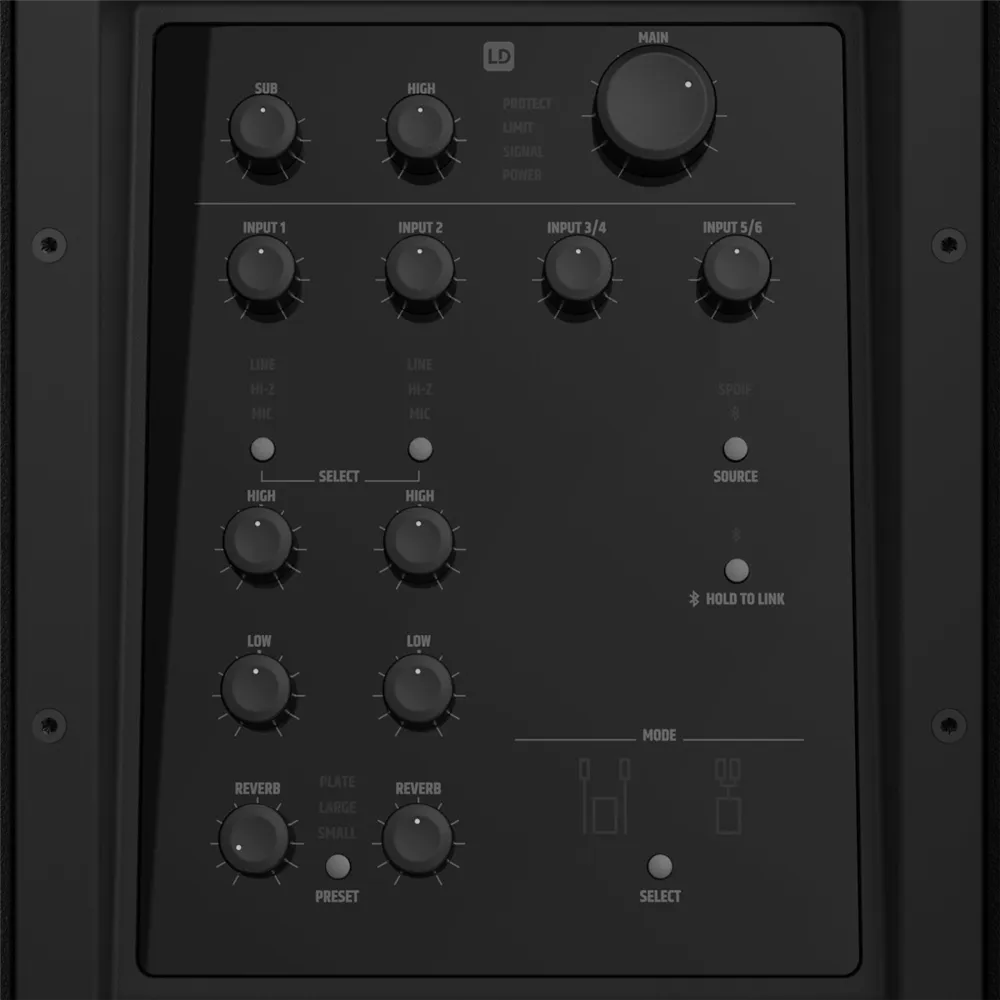 LD Systems DAVE 15 G4X - Kompaktes 2.1 PA-System aktiv