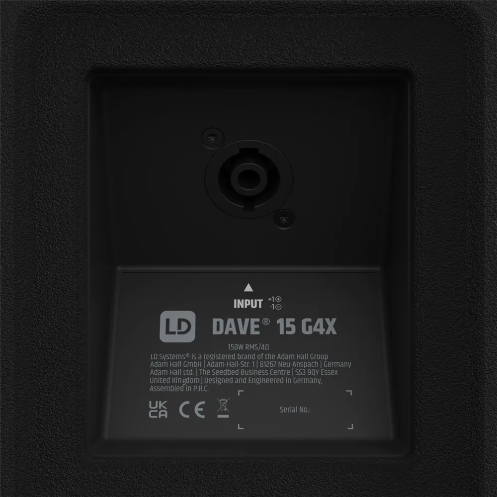 LD Systems DAVE 15 G4X - Kompaktes 2.1 PA-System aktiv