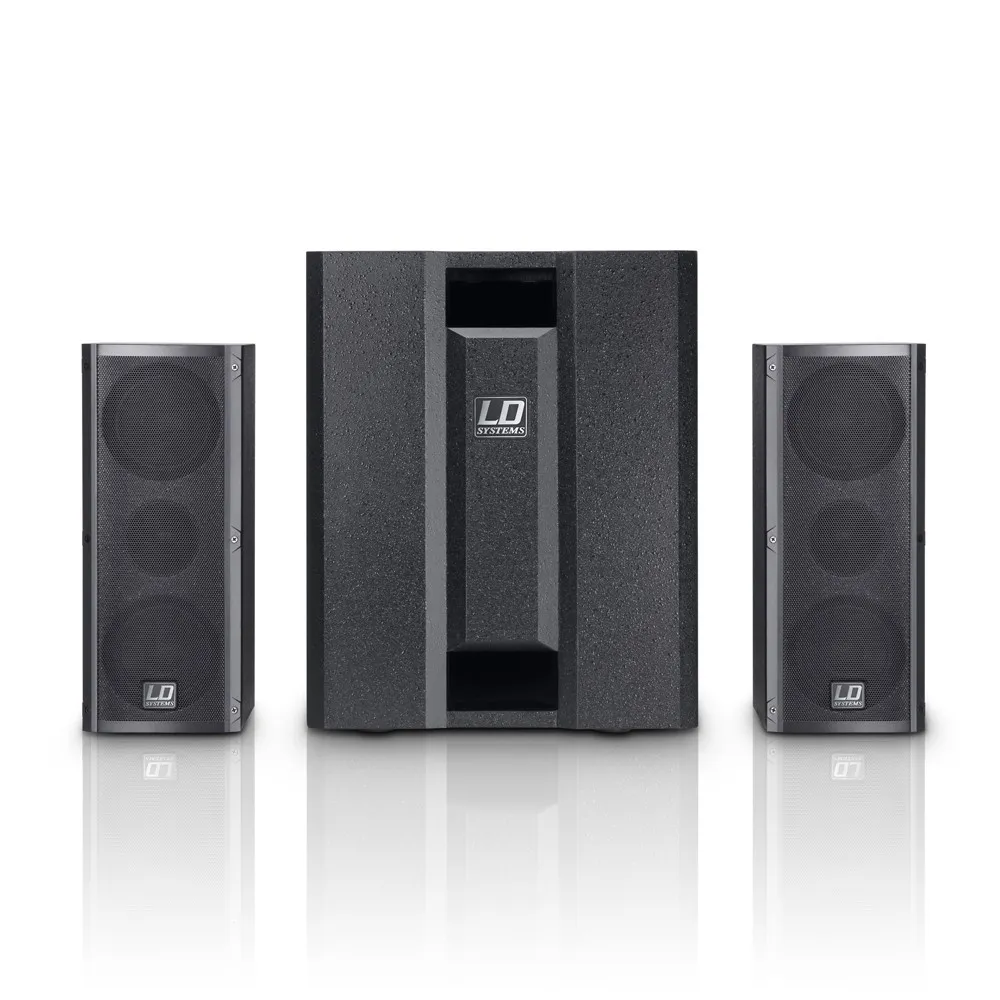 LD Systems DAVE 8 ROADIE - Portables PA-System aktiv mit 3 Kanal Mixer