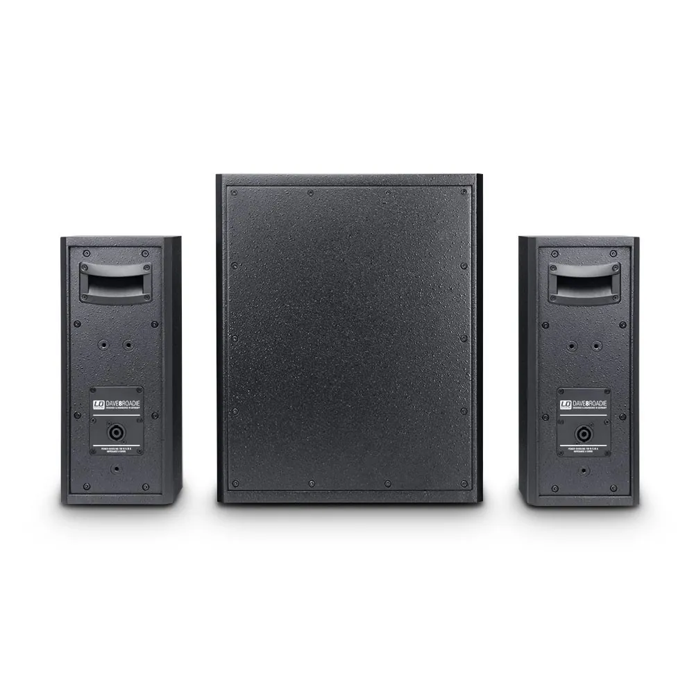 LD Systems DAVE 8 ROADIE - Portables PA-System aktiv mit 3 Kanal Mixer
