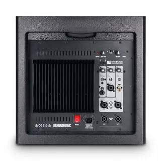 LD Systems DAVE 8 ROADIE - Portables PA-System aktiv mit 3 Kanal Mixer