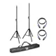 LD Systems DAVE 8 SET 2 - 2 x Lautsprecher Stativ mit Transporttasche + 2 Lautsprecherkabel 5 m für DAVE 8 Systeme