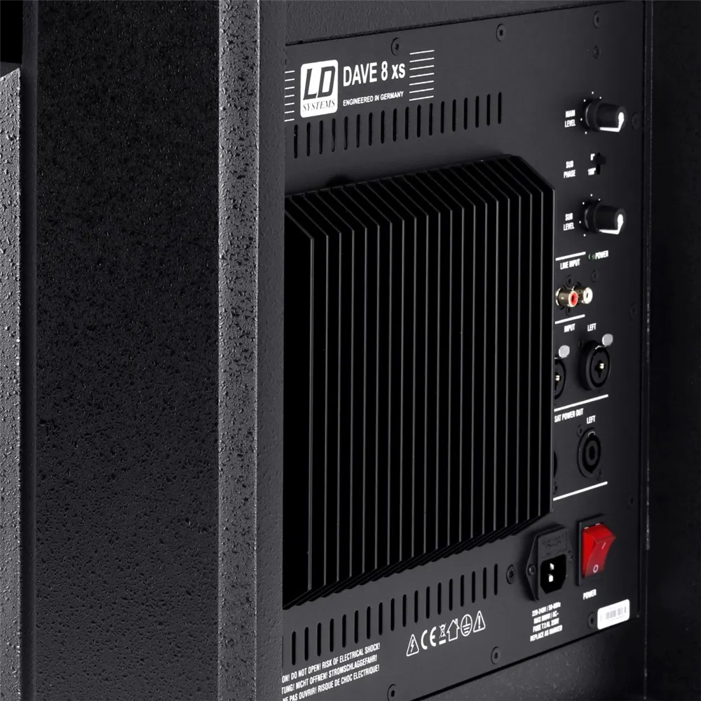 LD Systems DAVE 8 XS - Kompaktes PA-System aktiv