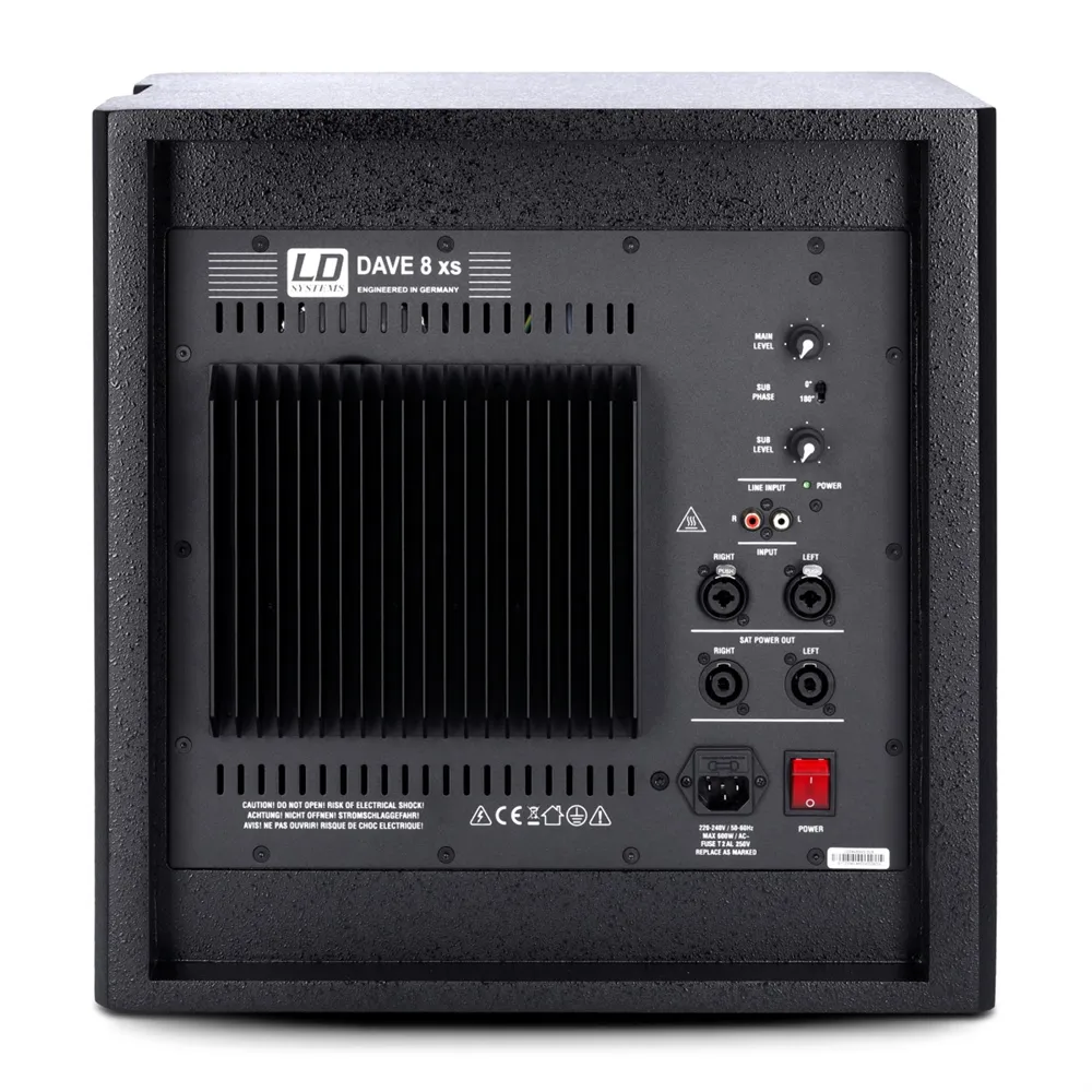 LD Systems DAVE 8 XS - Kompaktes PA-System aktiv