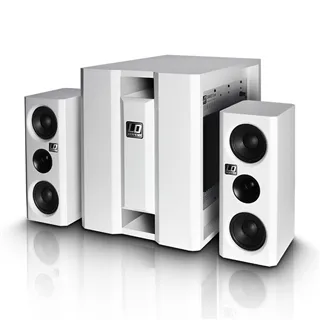 LD Systems DAVE 8 XS W - Kompaktes PA-System aktiv weiß