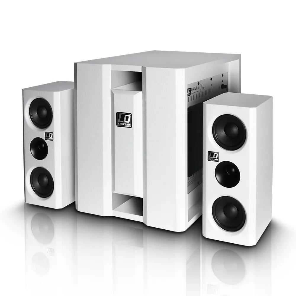 LD Systems DAVE 8 XS W - Kompaktes PA-System aktiv weiß