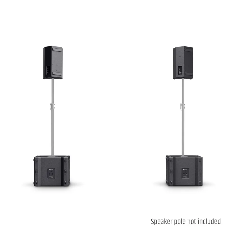 LD Systems STINGER G3 EVENT SET - 2 x 10" Passiv-PA-Lautsprecher + 2 x 15" Passiv-Subwoofer + Endstufen-Rack