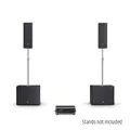 LD Systems STINGER G3 GALA SET - 2 x doppelte 8" Passiv-PA-Lautsprecher + 2 x 18" Passiv-Subwoofer + Endstufen-Rack