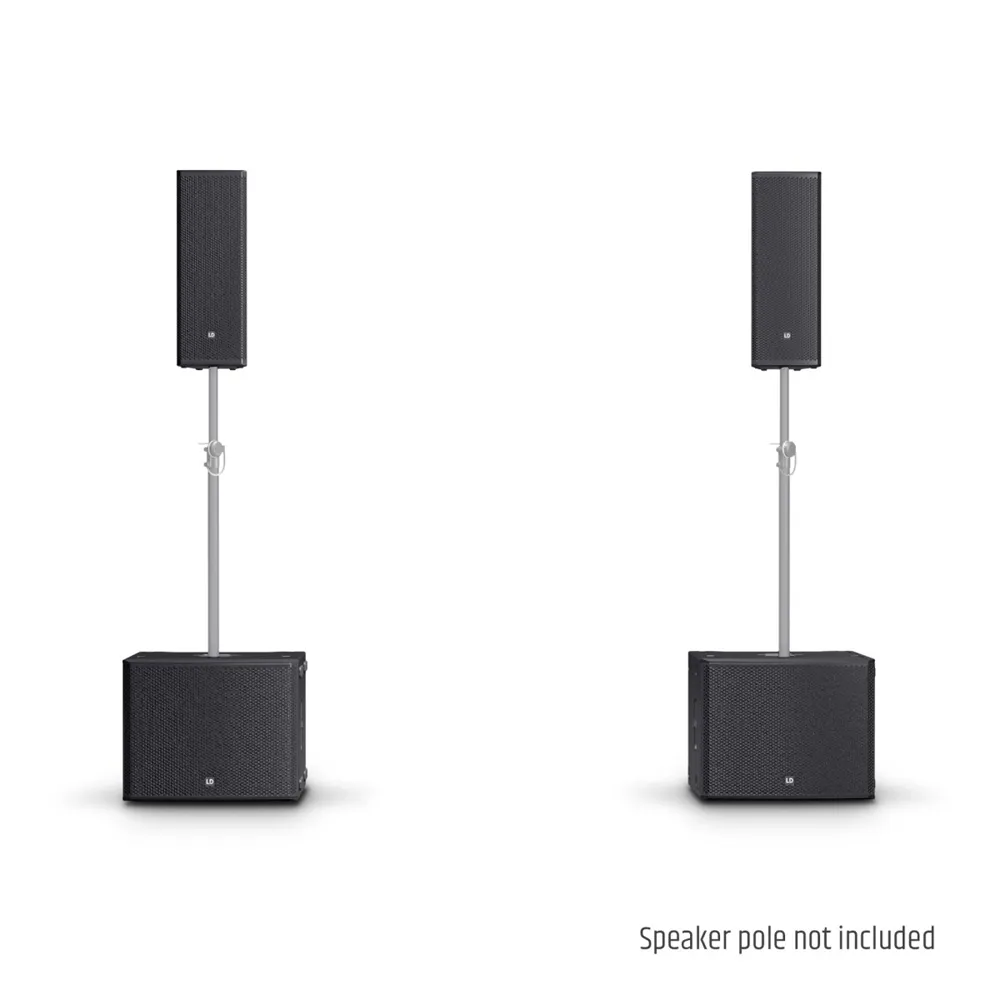 LD Systems STINGER G3 GALA SET A - 2 x doppelte 8" Aktiv-PA-Lautsprecher + 2 x 18" Aktiv-Subwoofer