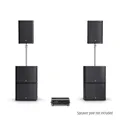 LD Systems STINGER G3 IMPACT SET - 2 x 15" Passiv-PA-Lautsprecher + 4 x 18" Passiv-Subwoofer + Endstufen-Rack