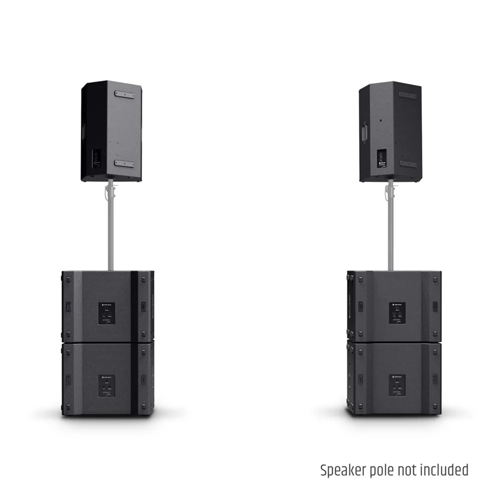 LD Systems STINGER G3 IMPACT SET - 2 x 15" Passiv-PA-Lautsprecher + 4 x 18" Passiv-Subwoofer + Endstufen-Rack