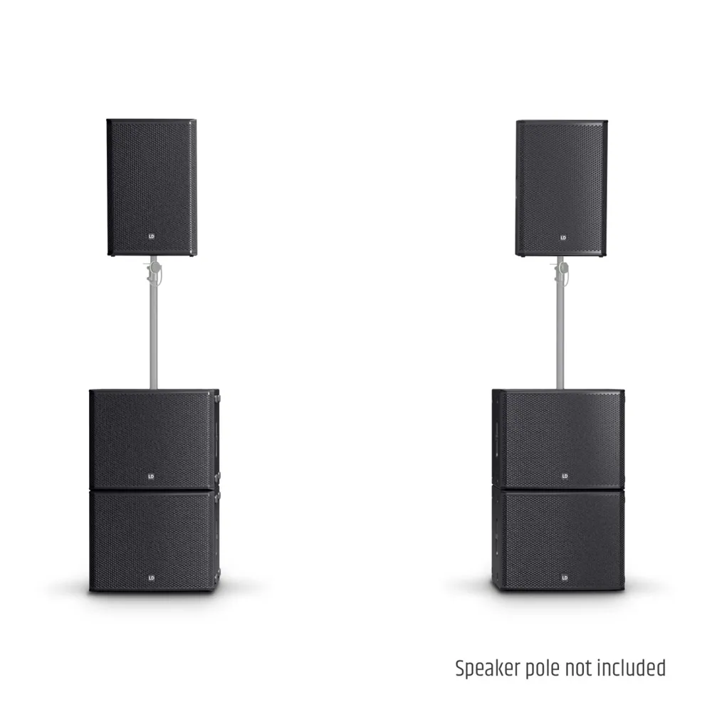 LD Systems STINGER G3 IMPACT SET A - 2 x 15" Aktiv-PA-Lautsprecher + 4 x 18" Aktiv-Subwoofer
