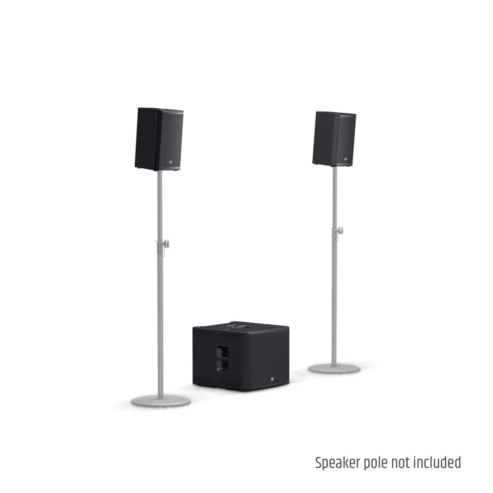 LD Systems STINGER G3 LOUNGE SET - 2 x 8" Passiv-PA-Lautsprecher + 1 x 15" Passiv-Subwoofer + Endstufen-Rack