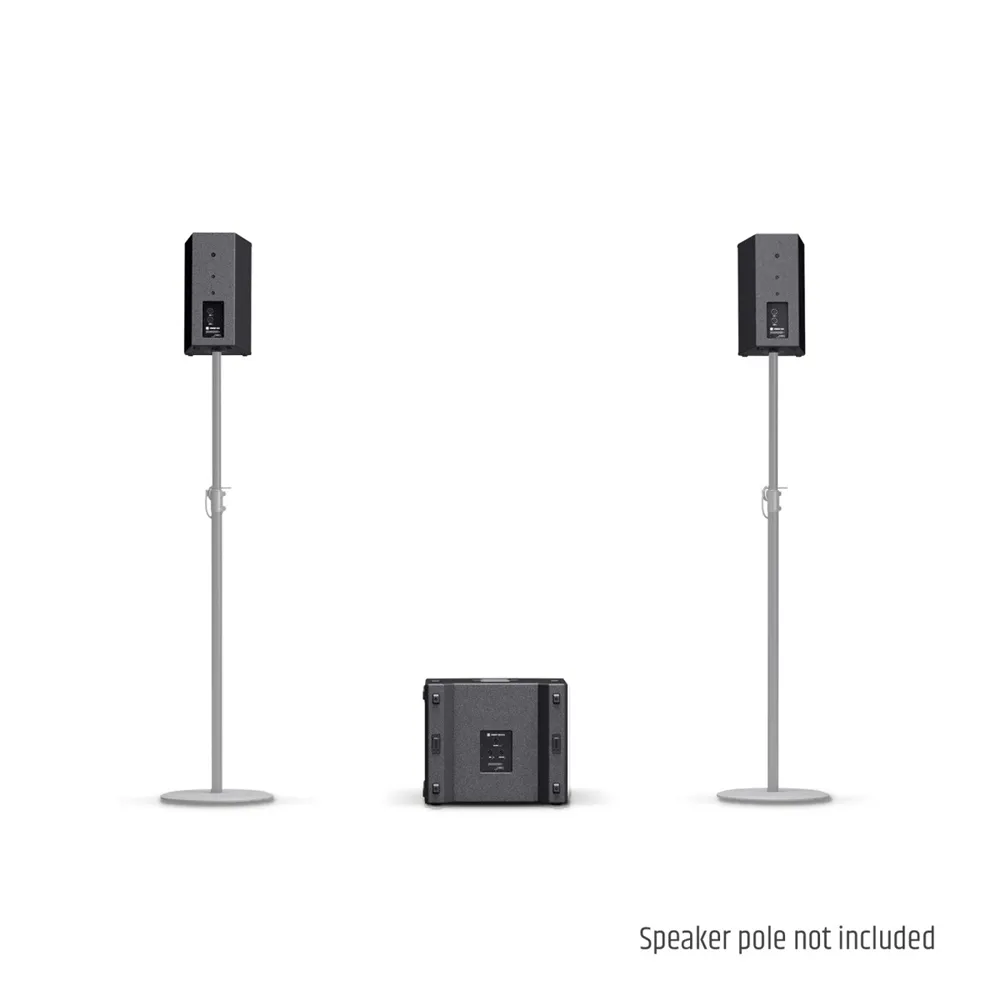 LD Systems STINGER G3 LOUNGE SET - 2 x 8" Passiv-PA-Lautsprecher + 1 x 15" Passiv-Subwoofer + Endstufen-Rack