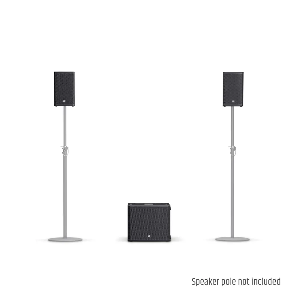 LD Systems STINGER G3 LOUNGE SET A - 2 x 8" Aktiv-PA-Lautsprecher + 1 x 15" Aktiv-Subwoofer