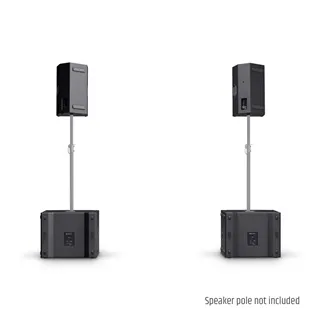 LD Systems STINGER G3 POWER SET - 2 x 12" Passiv-PA-Lautsprecher + 2 x 18" Passiv-Subwoofer + Endstufen-Rack