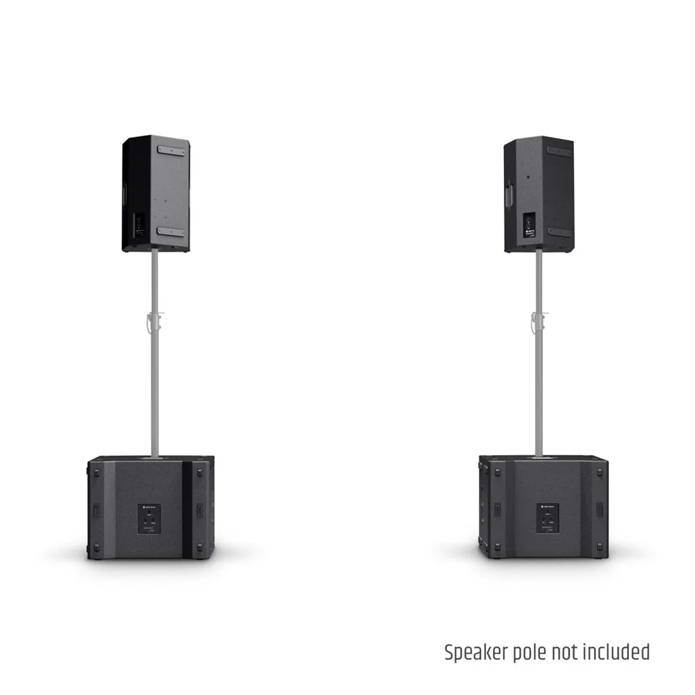 LD Systems STINGER G3 POWER SET - 2 x 12" Passiv-PA-Lautsprecher + 2 x 18" Passiv-Subwoofer + Endstufen-Rack