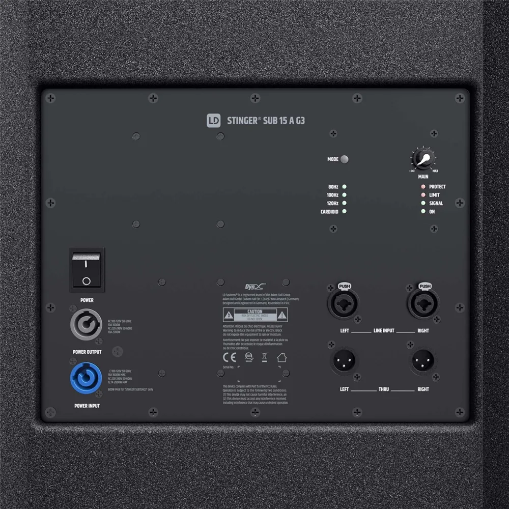 LD Systems STINGER SUB 15 A G3 - Aktiver 15” Bassreflex PA Subwoofer