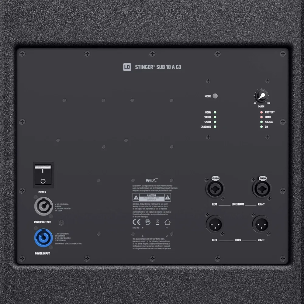 LD Systems STINGER SUB 18 A G3 - Aktiver 18” Bassreflex PA Subwoofer