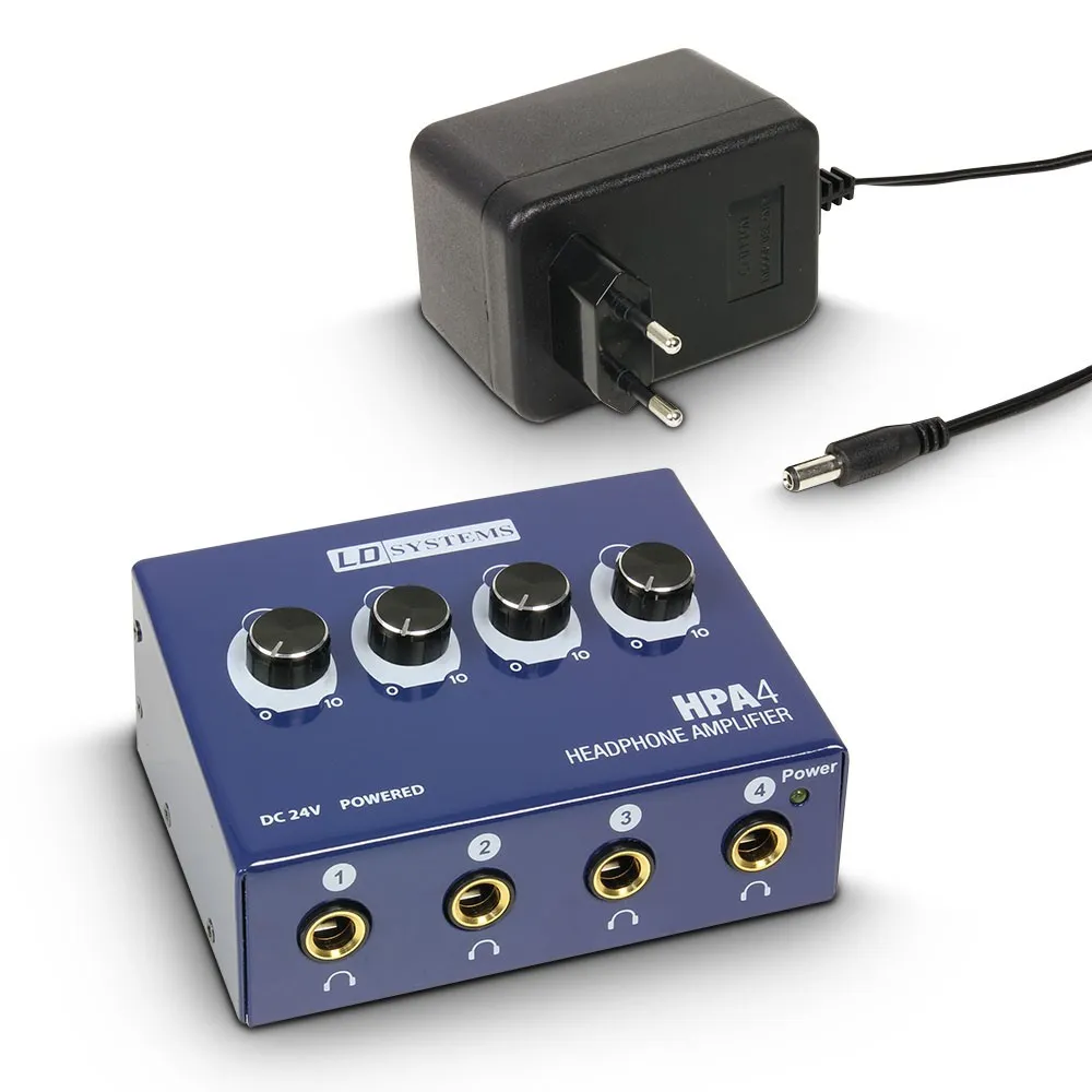 LD Systems HPA 4 - Kopfhörerverstärker 4 Kanal