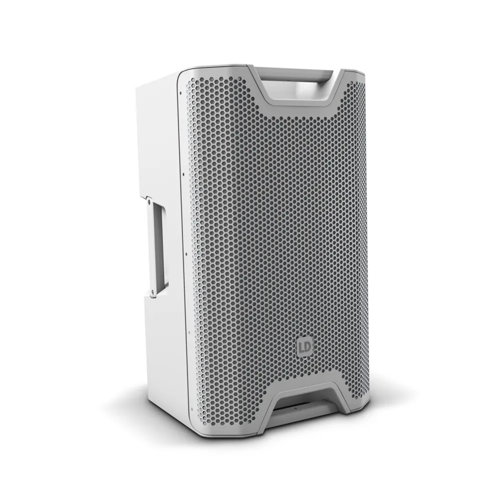LD Systems ICOA 12 A BT W - 12" Aktiver koaxialer PA-Lautsprecher mit Bluetooth, weiß