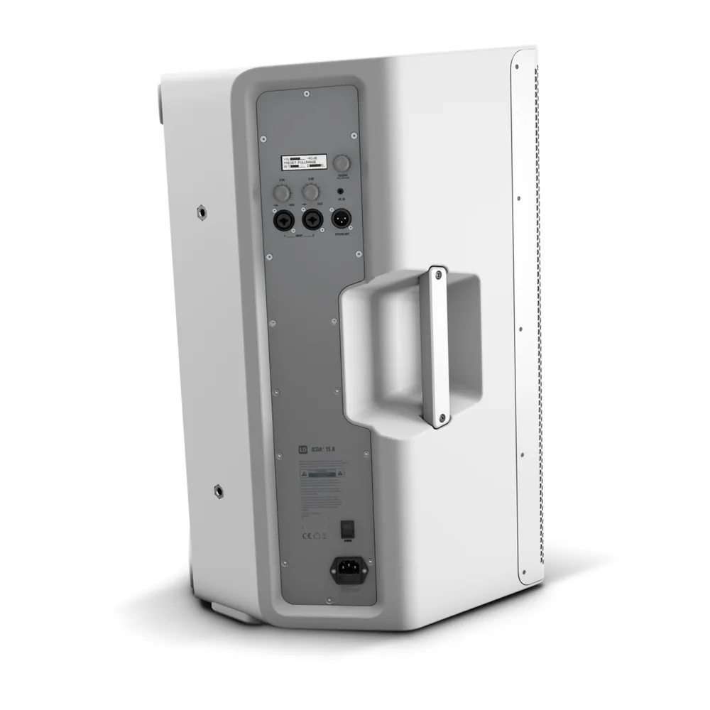 LD Systems ICOA 15 A W - 15" Aktiver koaxialer PA-Lautsprecher, weiß