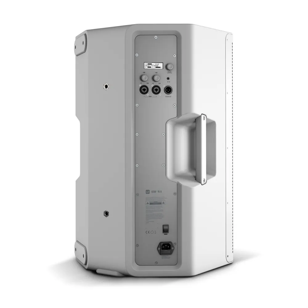 LD Systems ICOA 15 A W - 15" Aktiver koaxialer PA-Lautsprecher, weiß