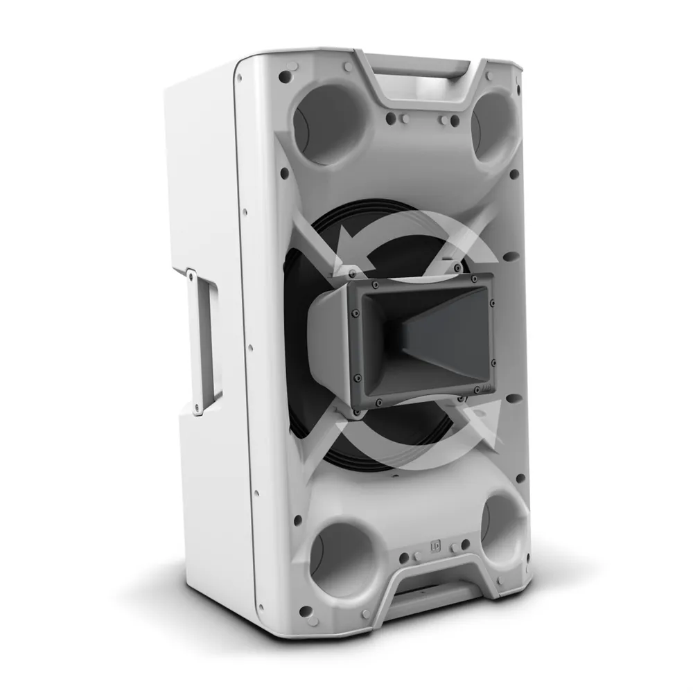 LD Systems ICOA 15 W - 15" Passiver koaxialer PA Lautsprecher, weiß