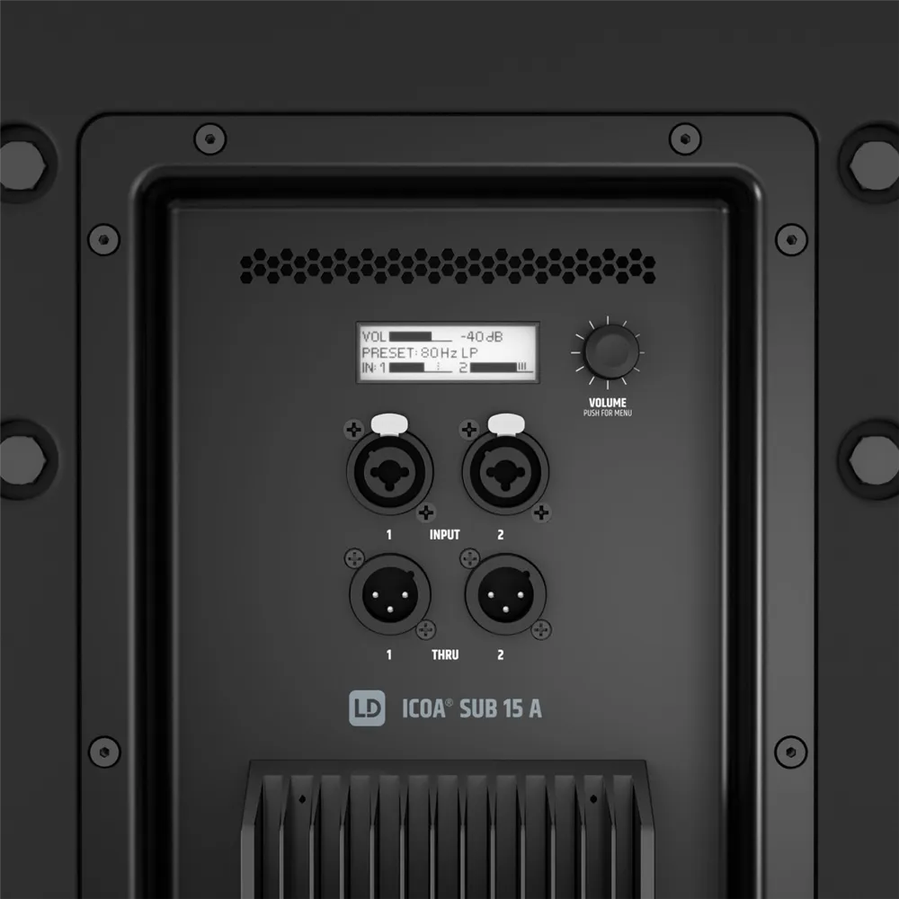 LD Systems ICOA SUB 15 A - Aktiver 15" Bassreflex PA Subwoofer