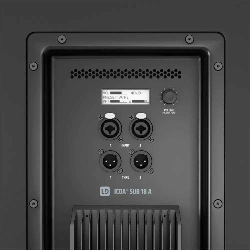LD Systems ICOA SUB 18 A - Aktiver 18" Bassreflex PA Subwoofer