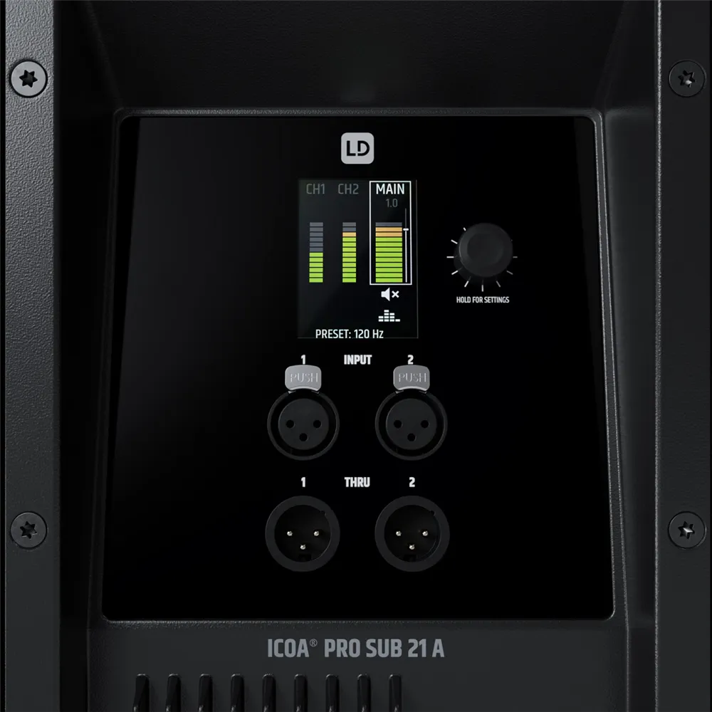 LD Systems ICOA® PRO SUB 21 A - Aktiver 21“ Hochleistungs Subwoofer