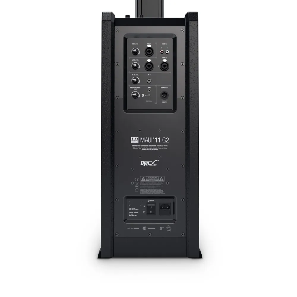 LD Systems MAUI 11 G2 - Portables Säulen PA System mit Mixer und Bluetooth schwarz
