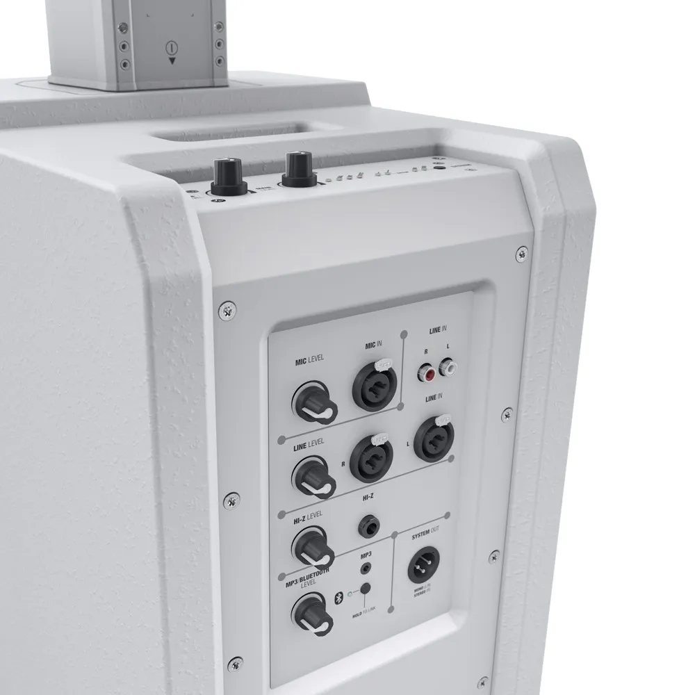 LD Systems MAUI 11 G2 W - Portables Säulen PA System mit Mixer und Bluetooth weiß