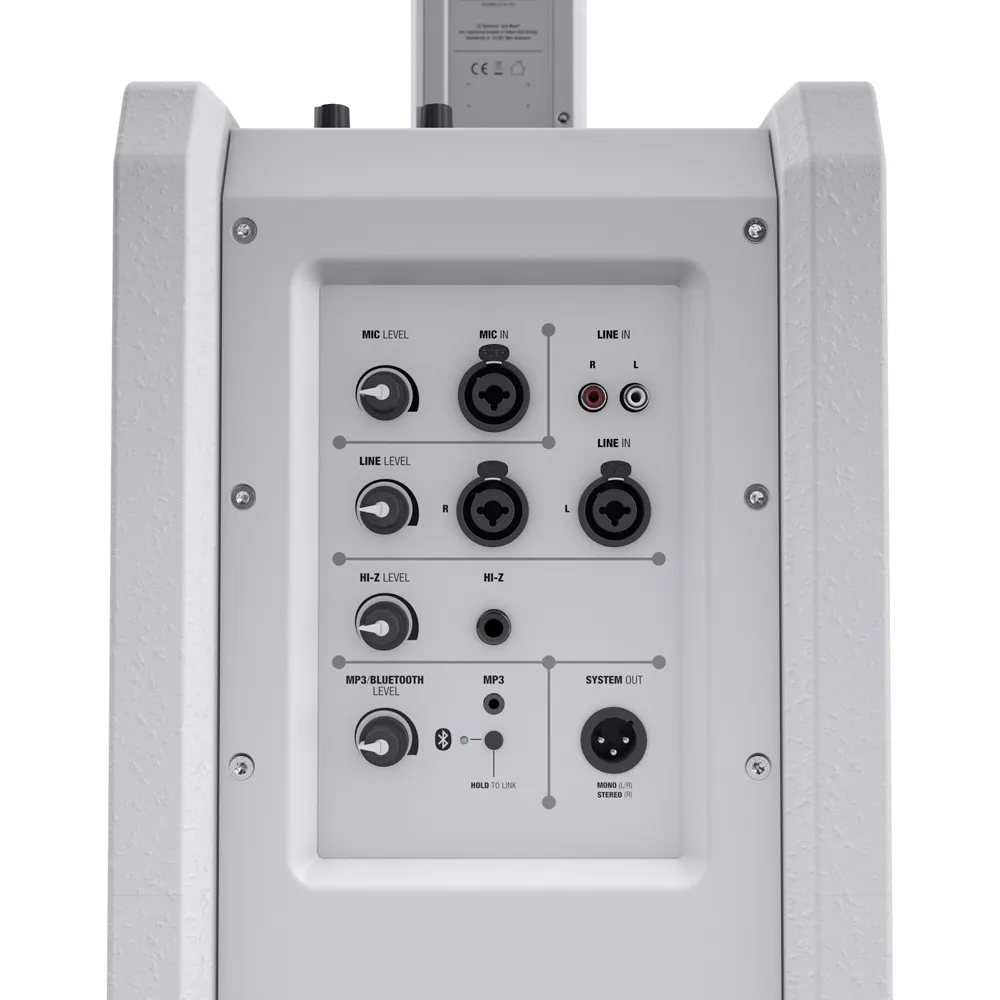 LD Systems MAUI 11 G2 W - Portables Säulen PA System mit Mixer und Bluetooth weiß