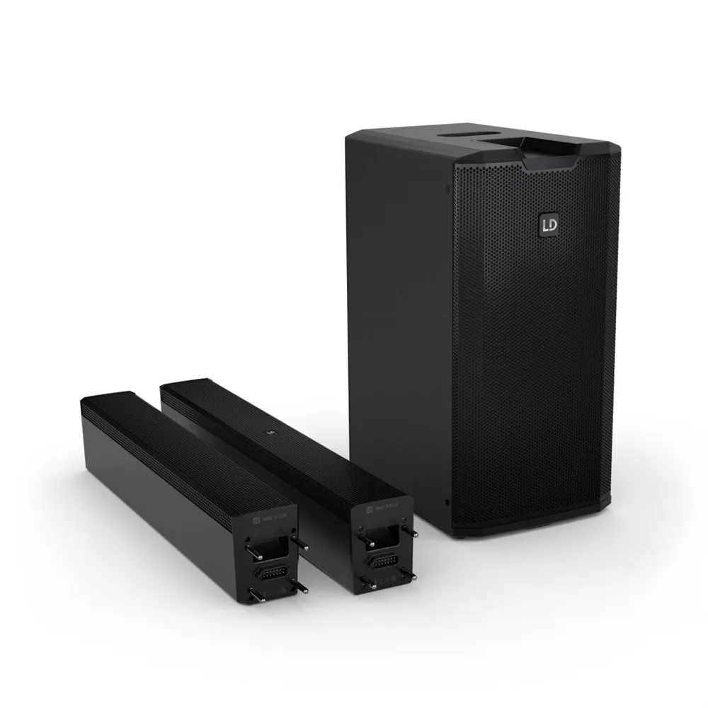 LD Systems MAUI® 11 G3 MIX - Portables Cardioid Säulen PA System mit Digital-Mixer, Schwarz