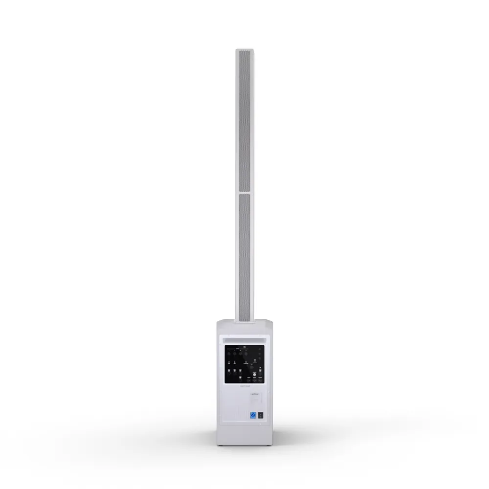 LD Systems MAUI® 11 G3 MIX W - Portables Cardioid Säulen PA System mit Digital-Mixer, Weiß