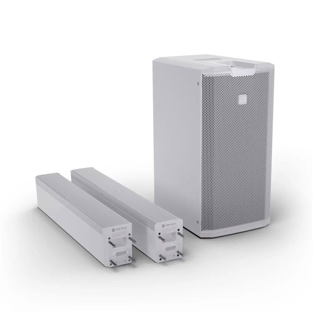 LD Systems MAUI® 11 G3 W - Portables Cardioid Säulen PA System, Weiß