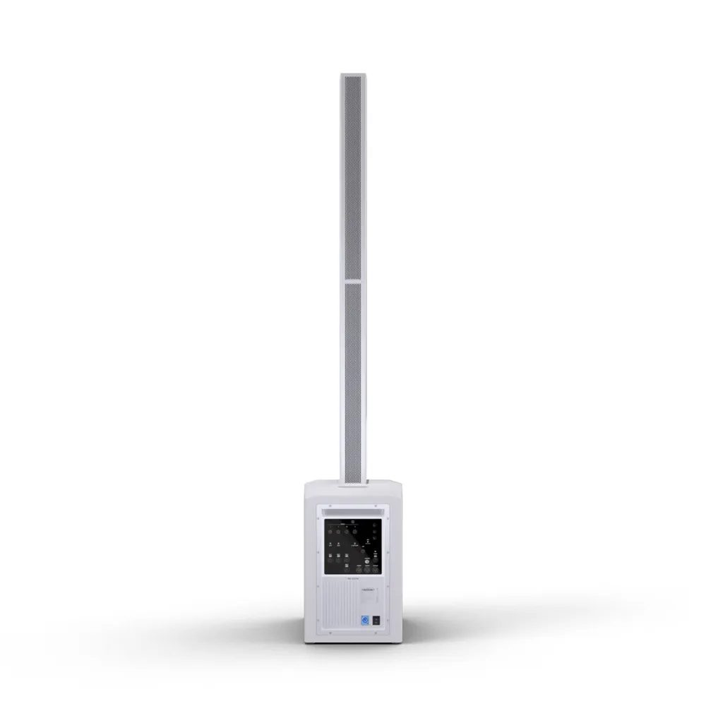 LD Systems MAUI® 28 G3 MIX W - Kompaktes Cardioid Säulen PA System mit Digital-Mixer, Weiß